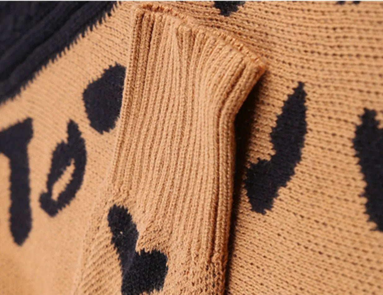 Felicia | Damen Winter-Strickpullover mit Off-Shoulder und Schnalle