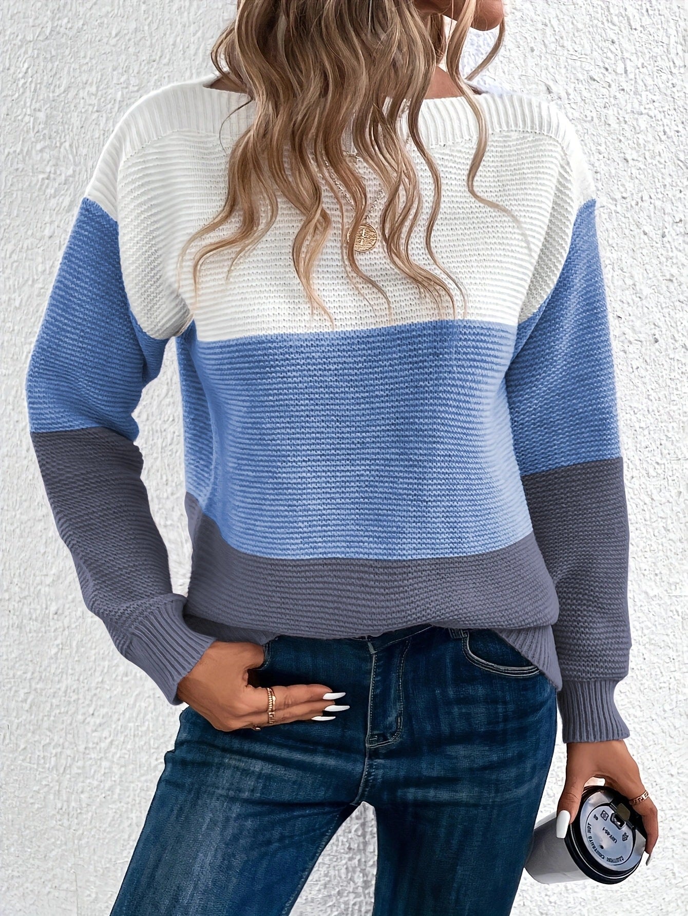 Lena | Stilvoller Damen Strickpullover mit langen Ärmeln