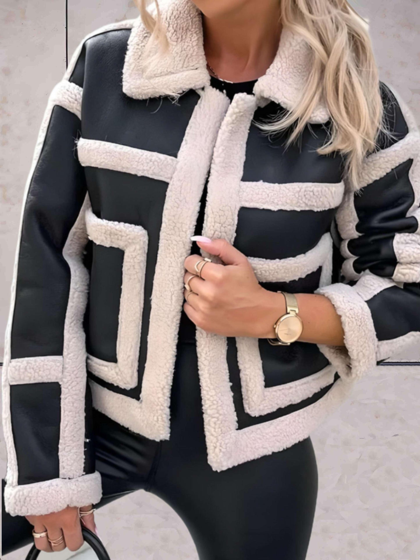 Karin | Damen Wintermantel mit Kunstfellfutter