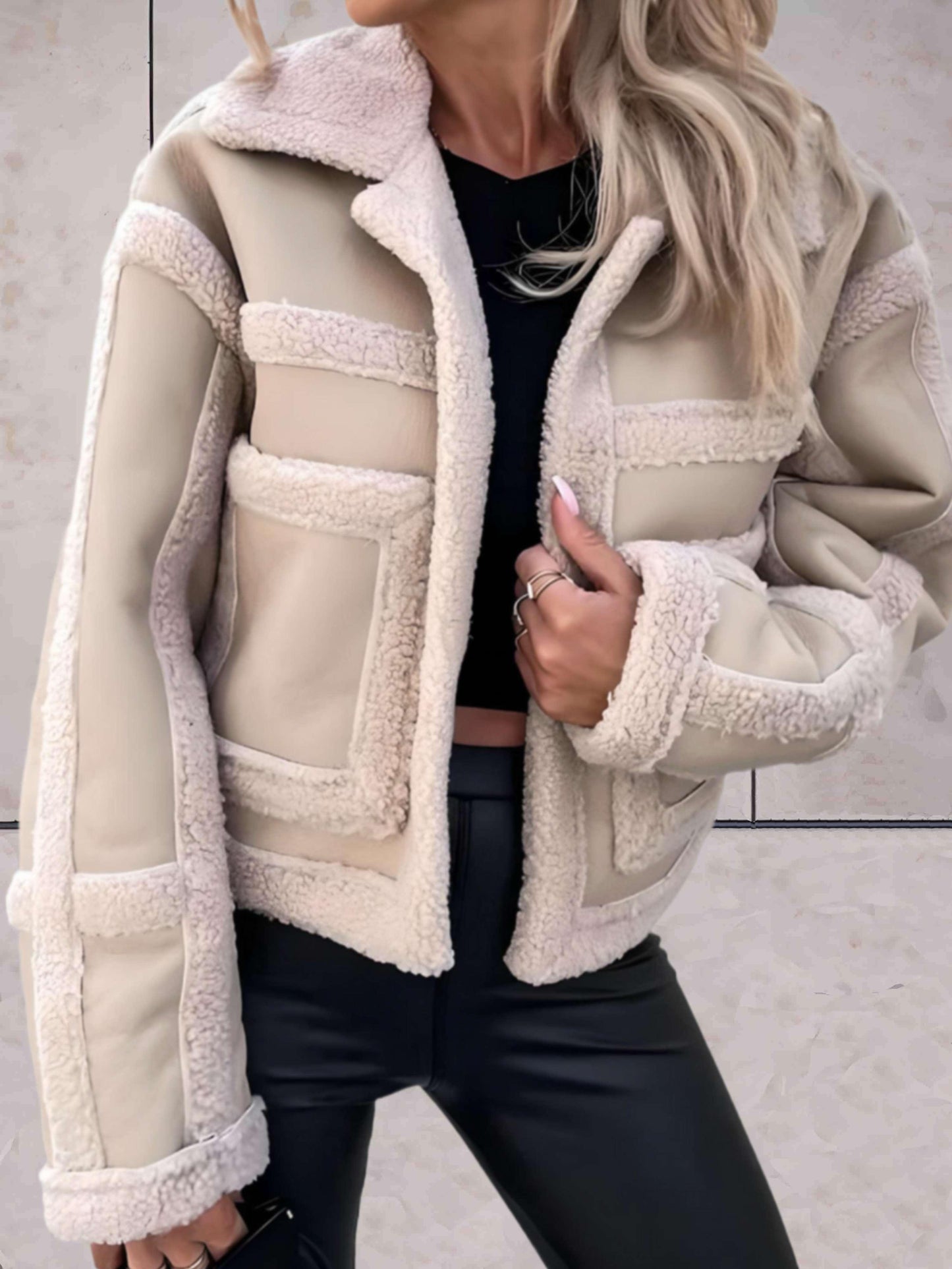 Karin | Damen Wintermantel mit Kunstfellfutter