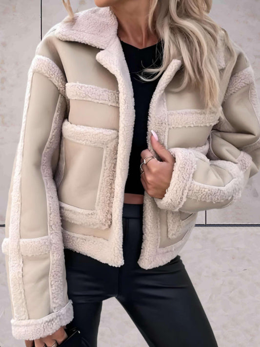 Karin | Damen Wintermantel mit Kunstfellfutter