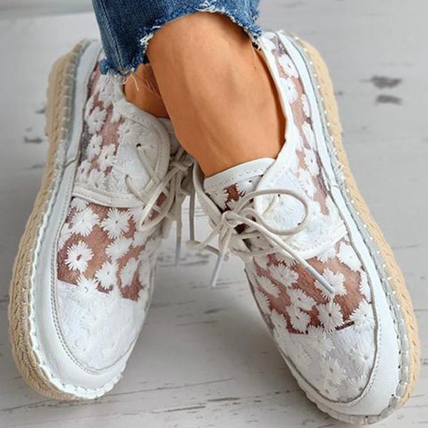 Rita | Luftige Schuhe mit Blumendesign