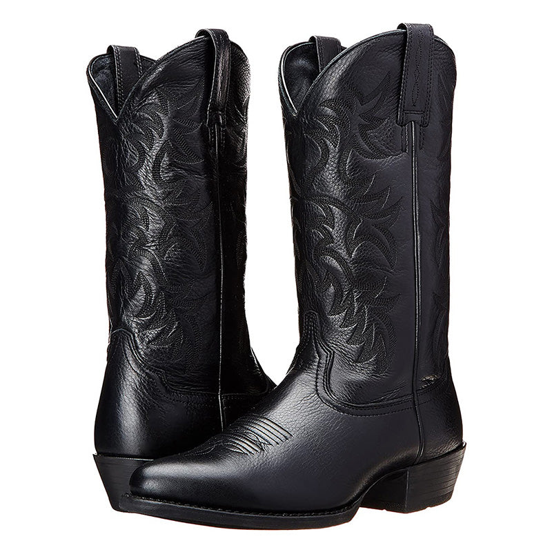 Verena | Elegante schwarze Cowboystiefel
