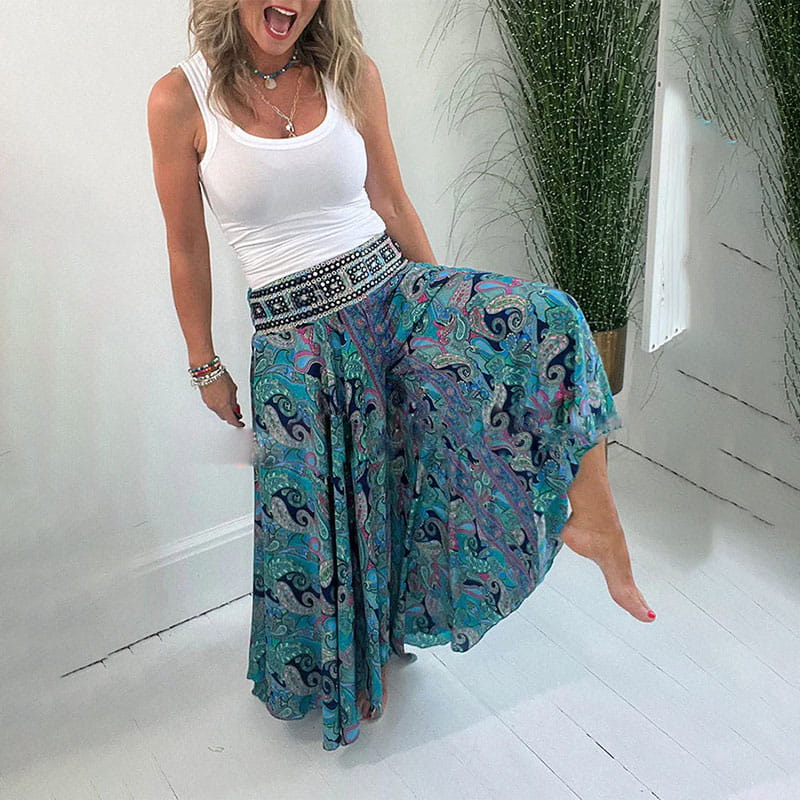 Stefanie | Stylische Weite und Fließende Hose