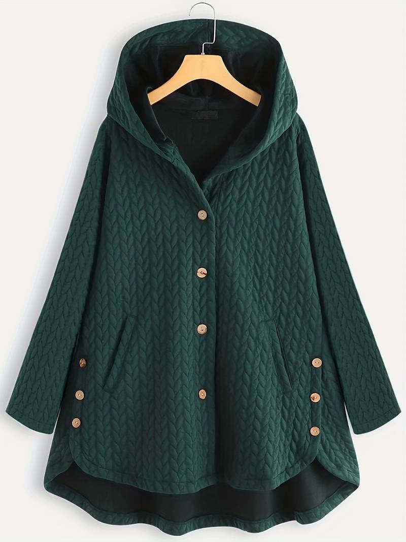 Sandra | Warme Freizeitjacke mit Knöpfen