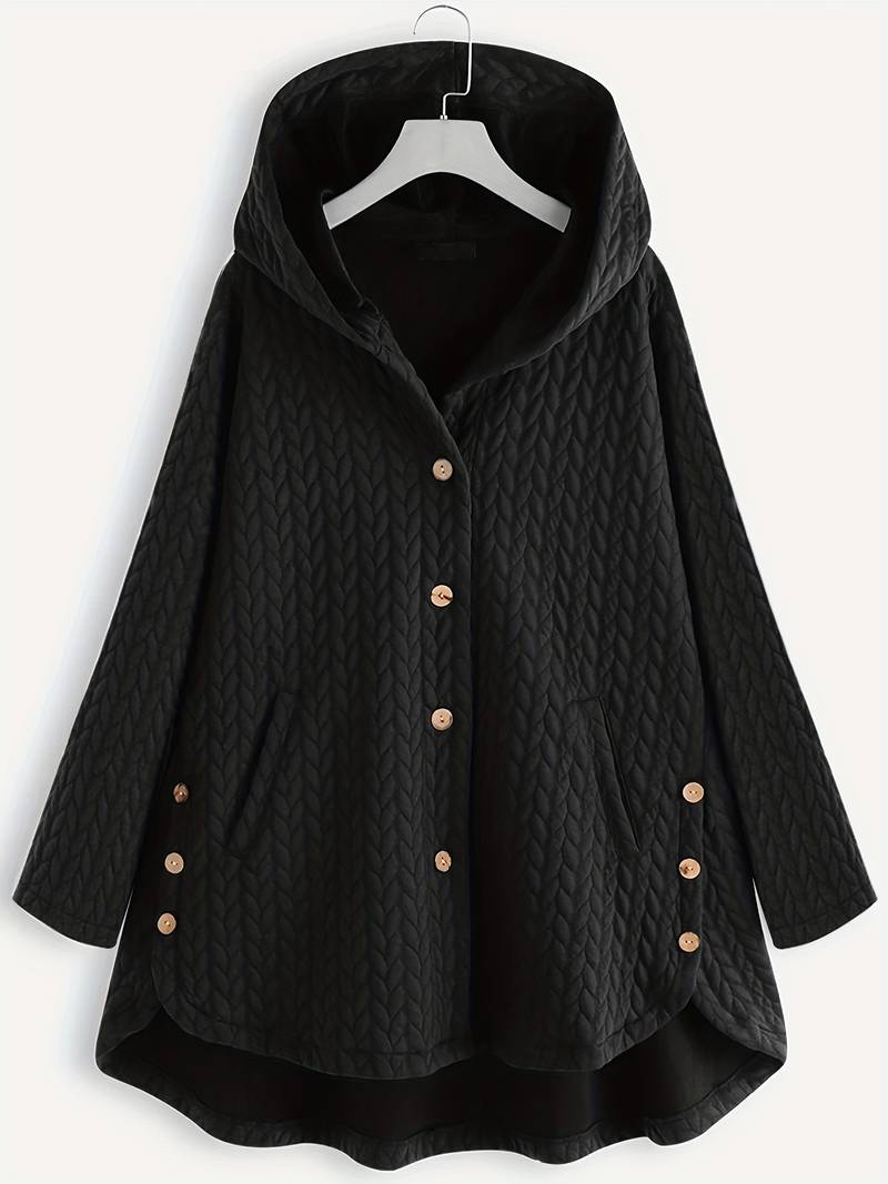 Sandra | Warme Freizeitjacke mit Knöpfen
