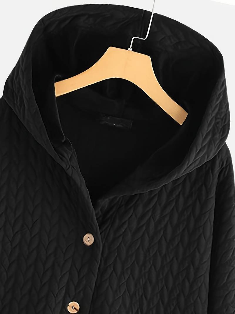 Sandra | Warme Freizeitjacke mit Knöpfen