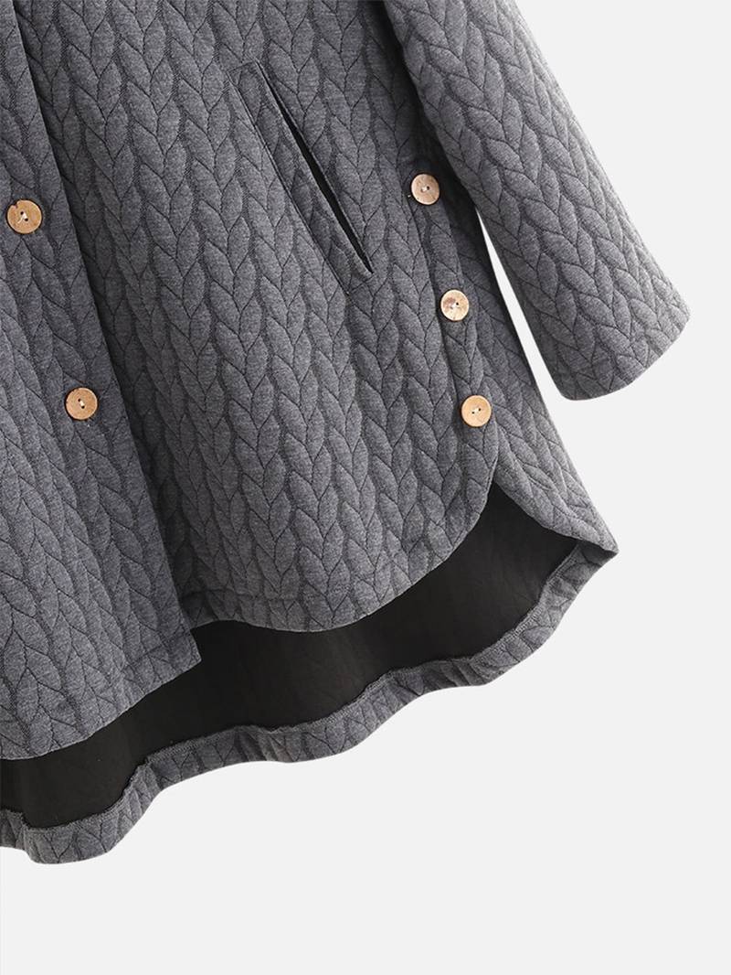 Sandra | Warme Freizeitjacke mit Knöpfen