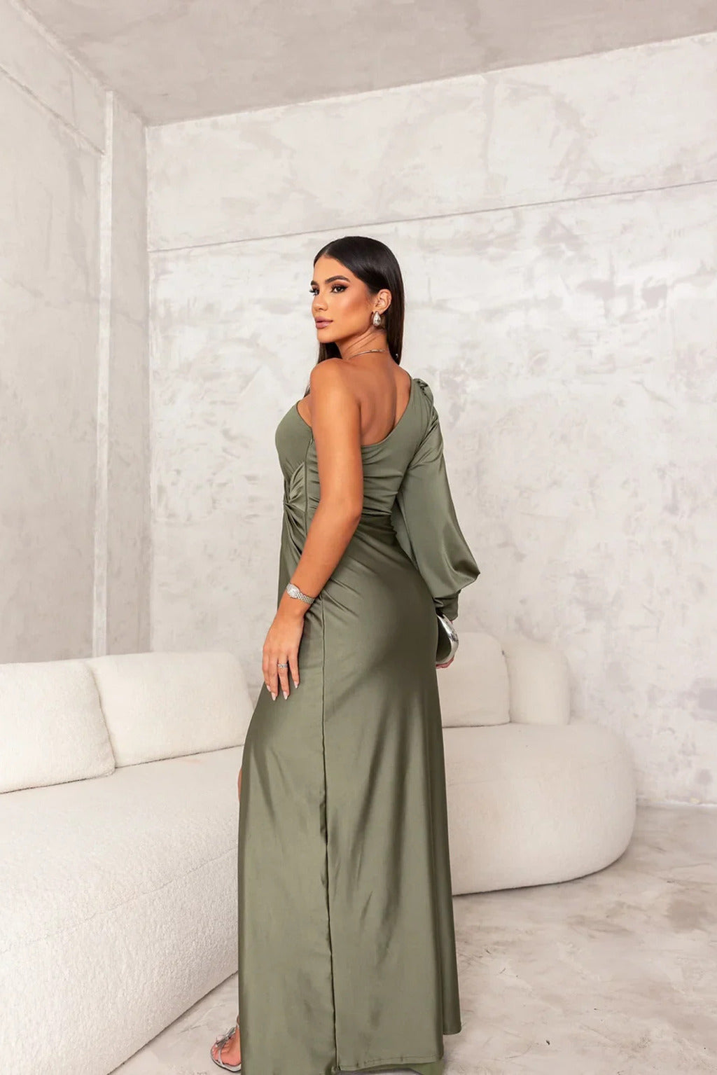 Theresa | Elegantes Abendkleid mit Ein-Schulter-Design