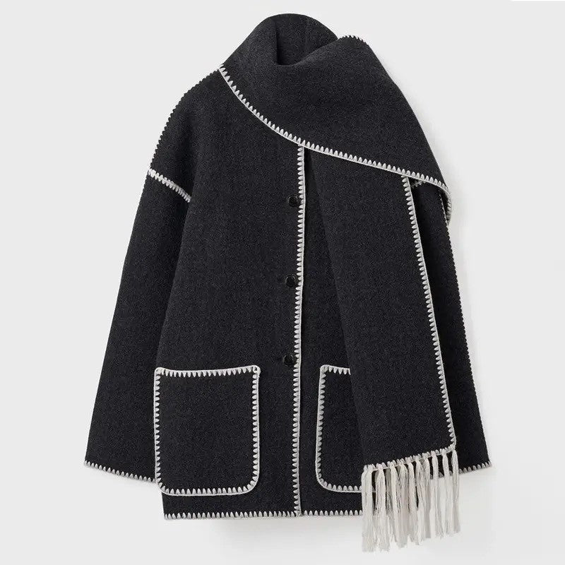 Victoria | Damen Gemütlicher Winter Oversized Mantel