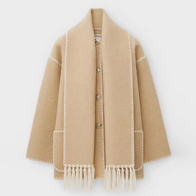 Victoria | Damen Gemütlicher Winter Oversized Mantel