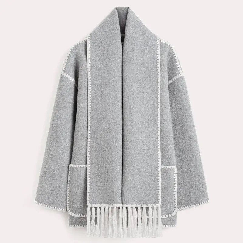 Victoria | Damen Gemütlicher Winter Oversized Mantel