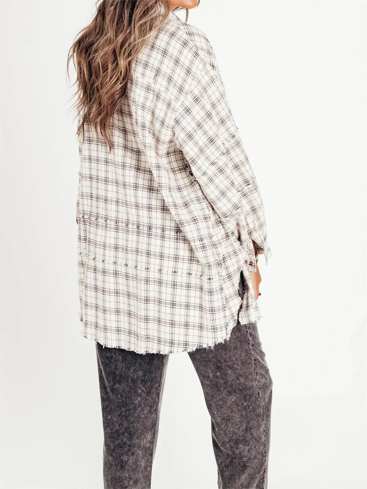 Dorothea | Lässiges Oversize Hemd mit Taschen
