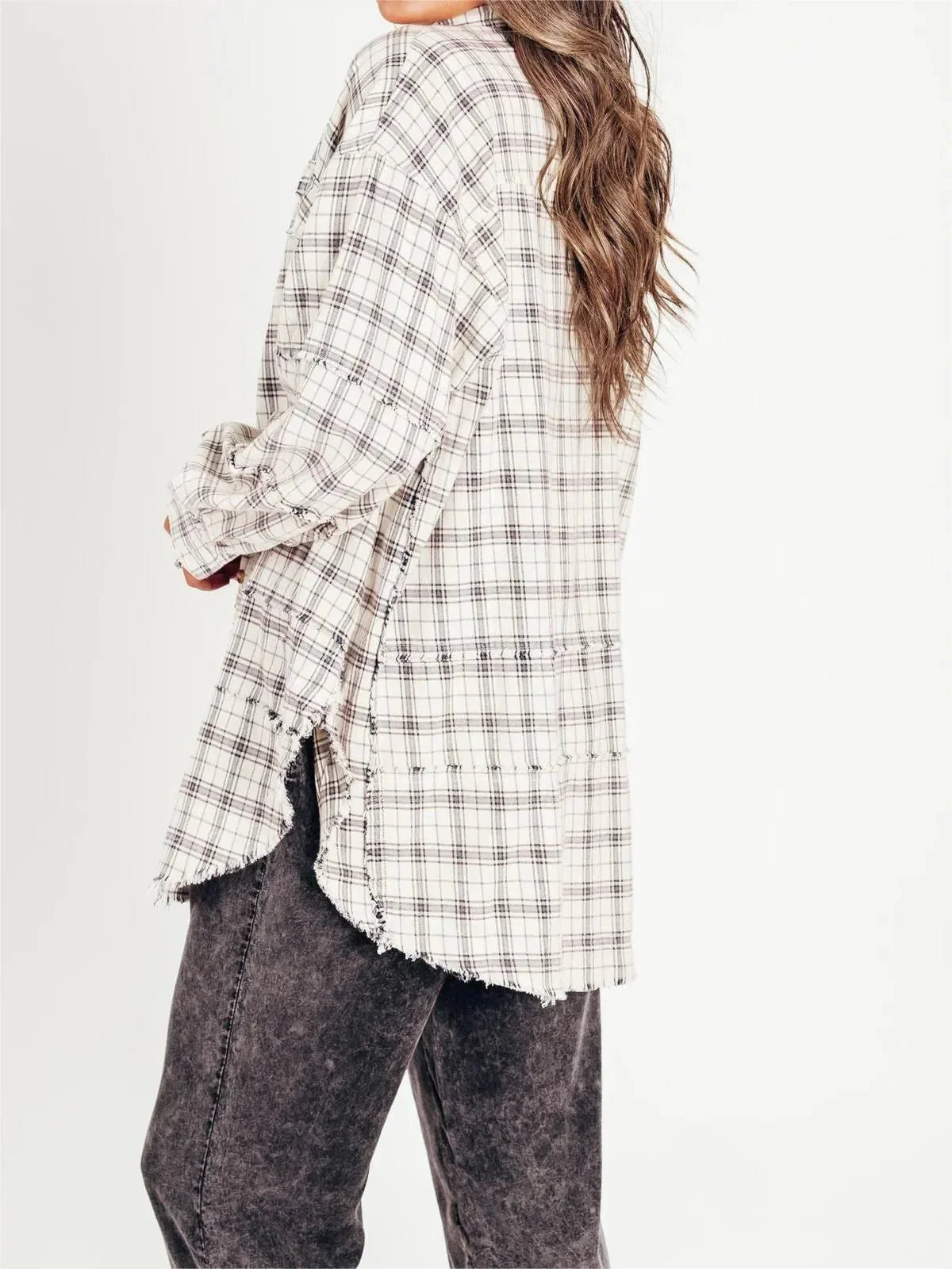 Dorothea | Lässiges Oversize Hemd mit Taschen