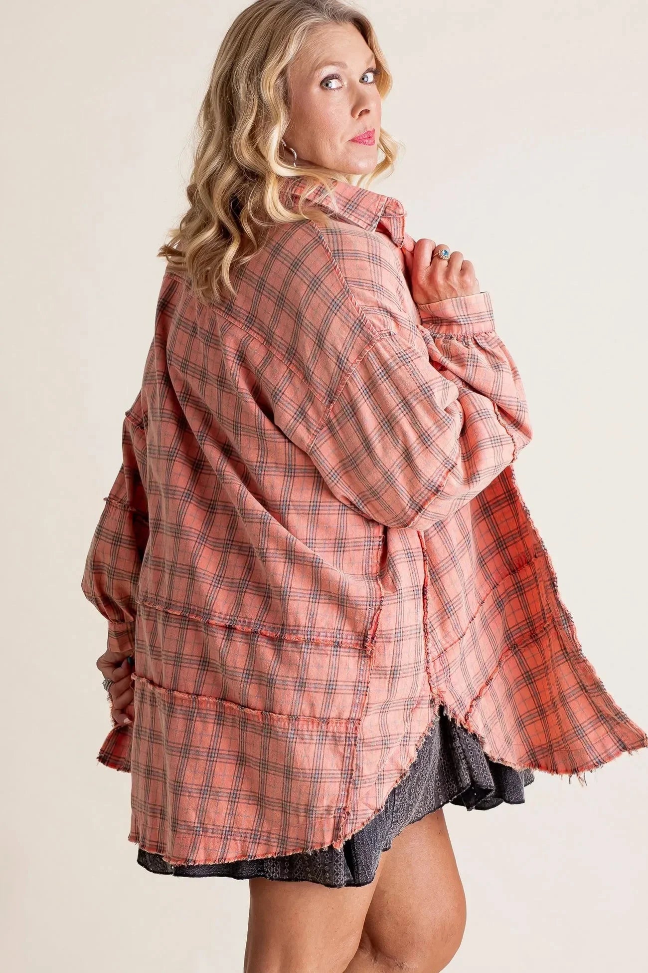 Dorothea | Lässiges Oversize Hemd mit Taschen