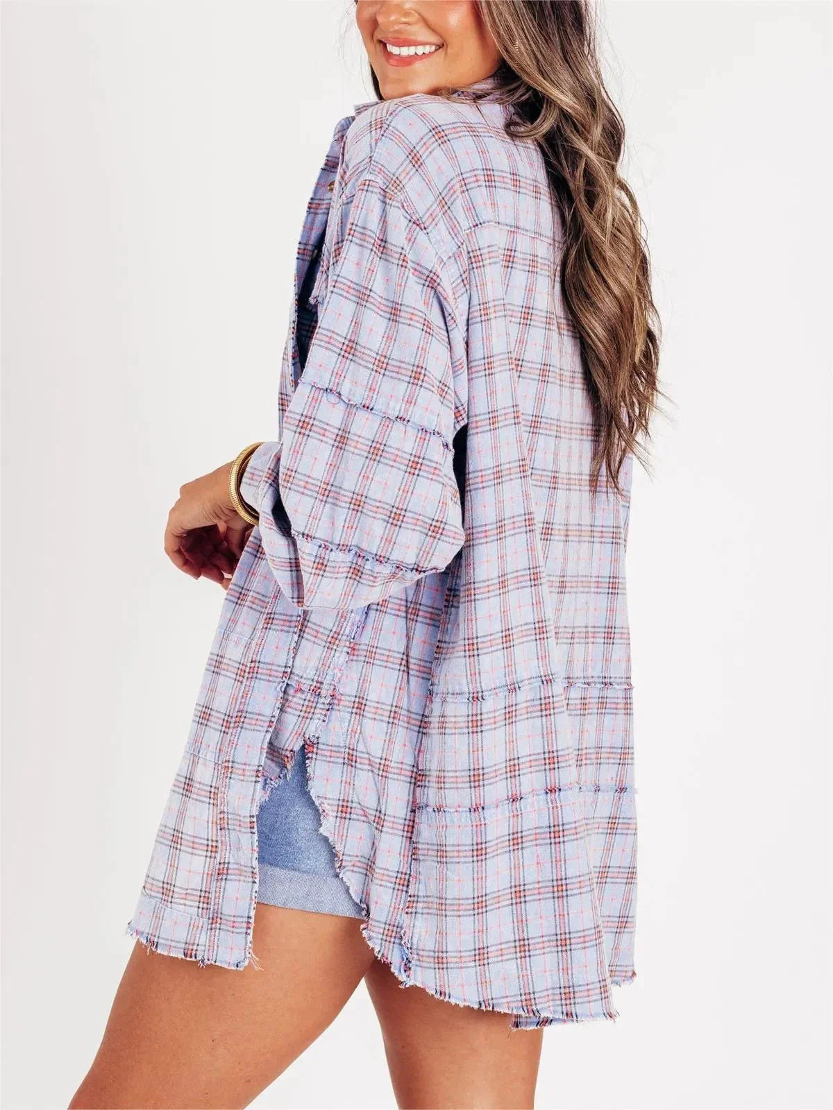 Dorothea | Lässiges Oversize Hemd mit Taschen