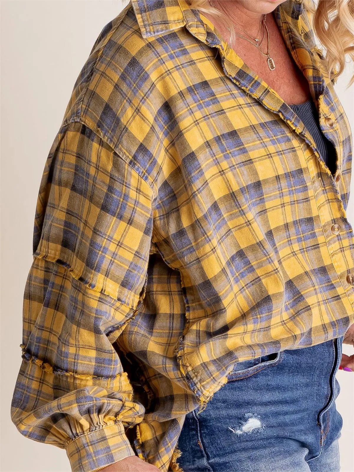Dorothea | Lässiges Oversize Hemd mit Taschen